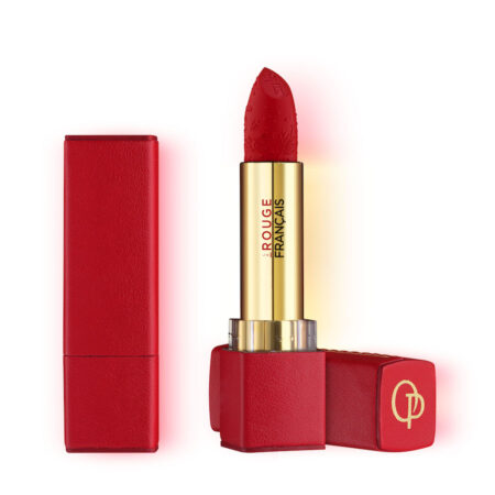 Rouge à lèvres rouge, vegan, bio, cuir vegetal à la peau de pomme