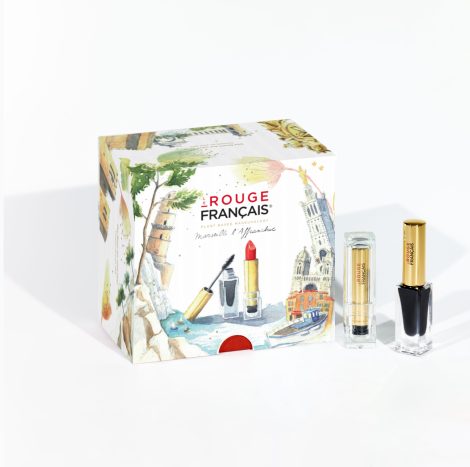 Coffret Marseille l'Affranchie : Rouge à lèvres Alizarine, Mascara