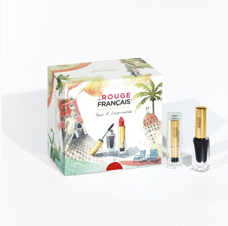 Coffret Nice l'Insouciante : Rouge à lèvres Alizarine, Mascara